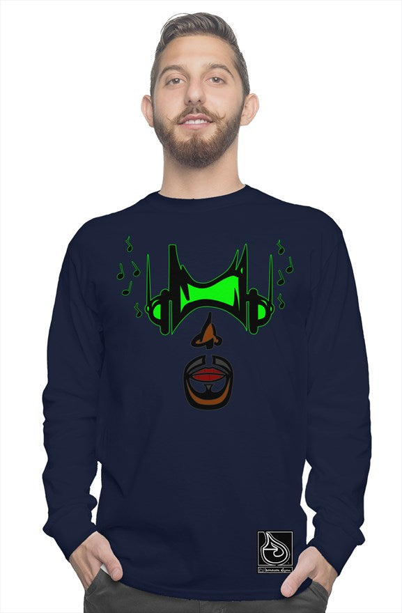 Donavon Cyan "Hip Hopper" graphic long sleeve tee