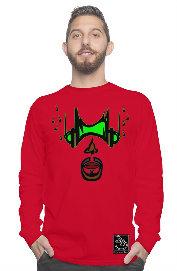 Donavon Cyan "Hip Hopper" graphic long sleeve tee