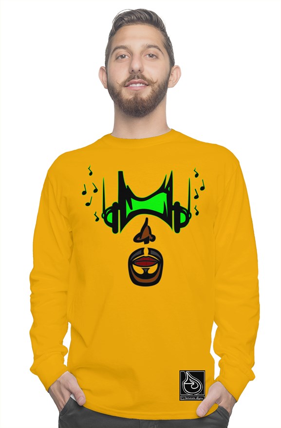 Donavon Cyan "Hip Hopper" graphic long sleeve tee