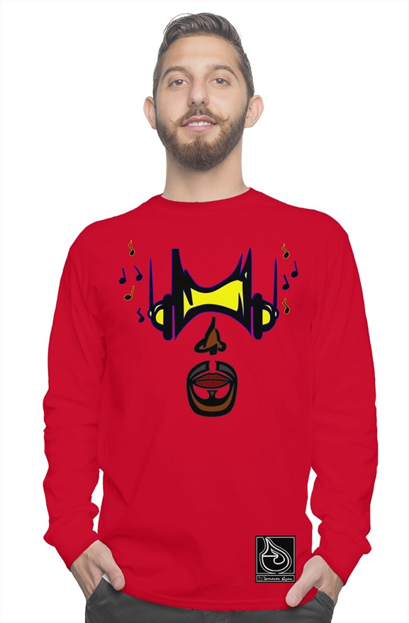 Donavon Cyan "Hip Hopper" graphic long sleeve tee