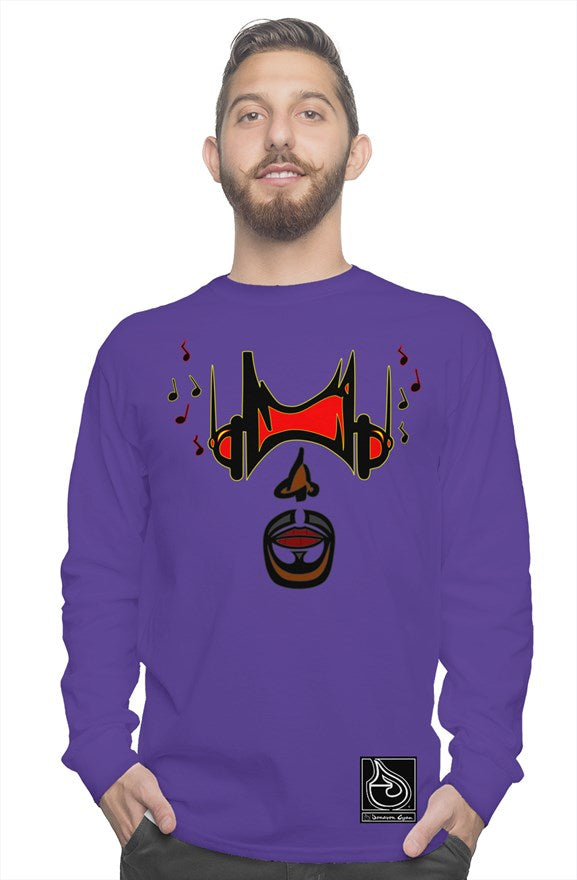 Donavon Cyan "Hip Hopper" graphic long sleeve tee