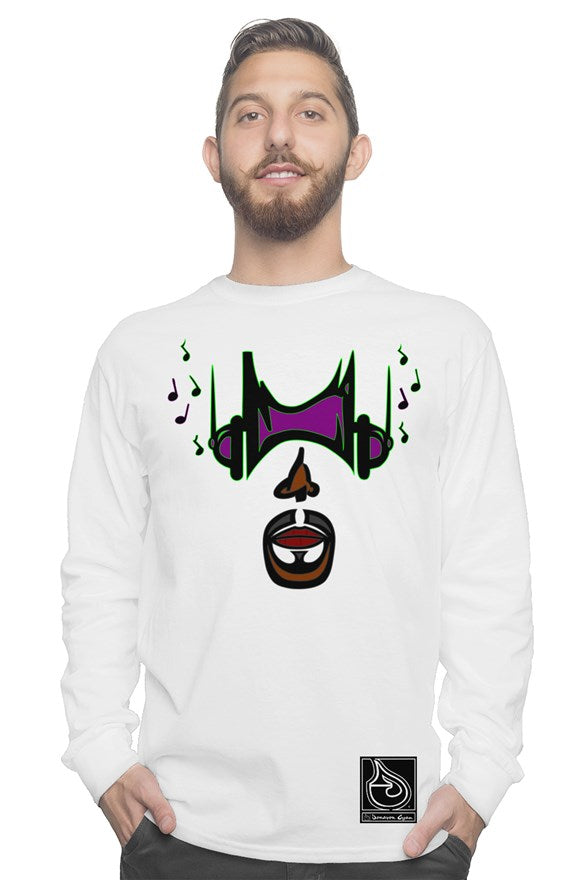 Donavon Cyan "Hip Hopper" graphic long sleeve tee
