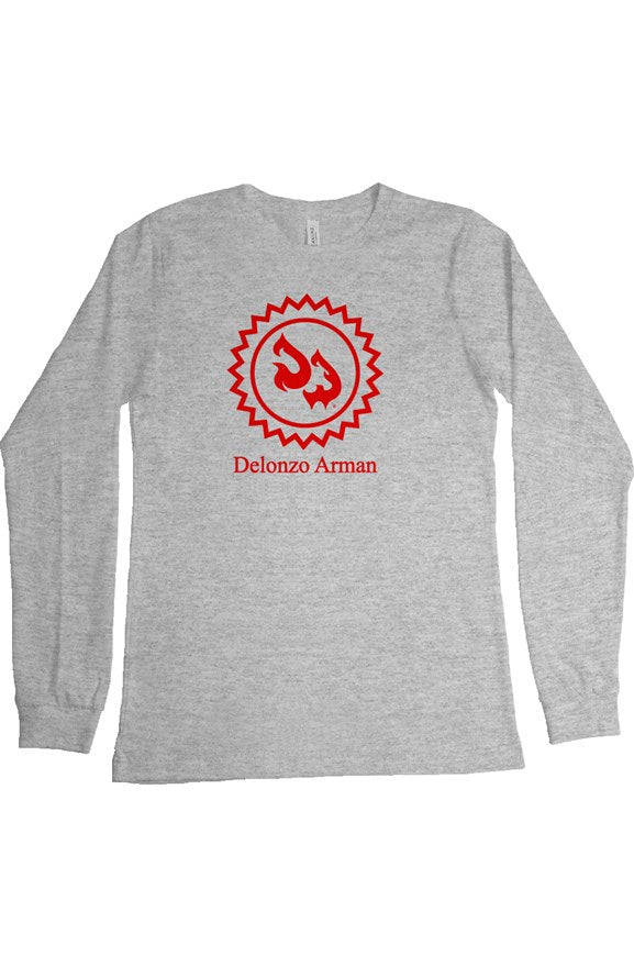Delonzo Arman D.A. Sun Signature (red) Womens Long Sleeve T Shirt