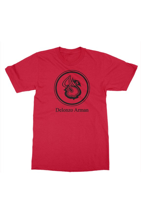 Delonzo Arman Swan Signature (black) short sleeve unisex t shirt