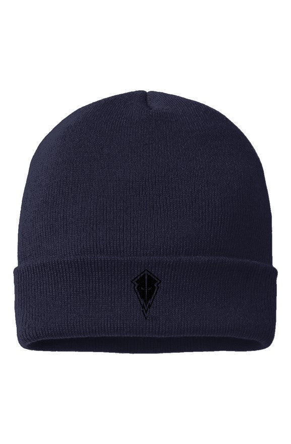 V-Mo by Delonzo Arman Cuffed Beanie (black)