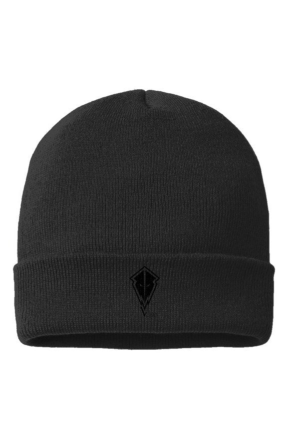 V-Mo by Delonzo Arman Cuffed Beanie (black)