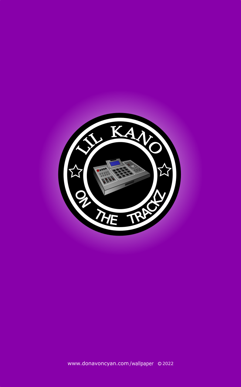 Lil Kano Clothing Glowing Logo Digital Wallpaper
