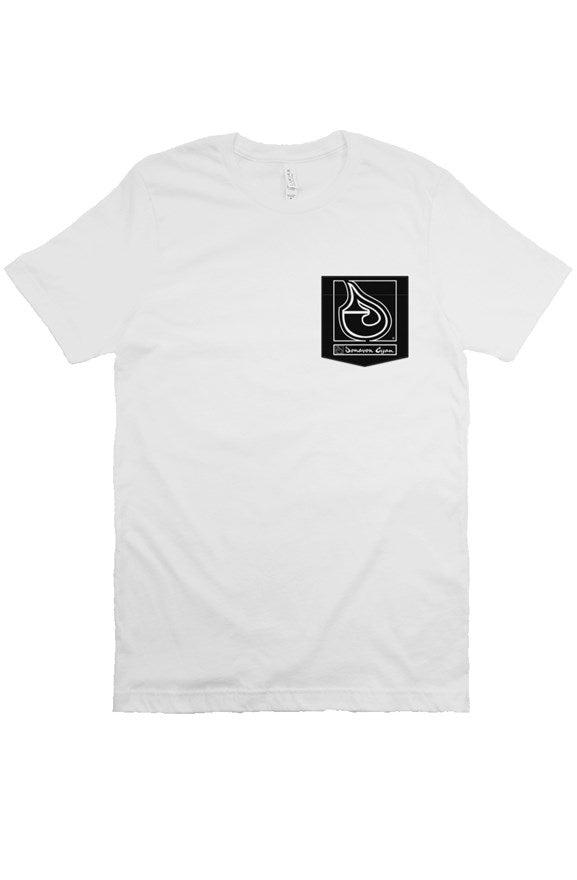 Donavon Cyan Black Tag Pocket T Shirt