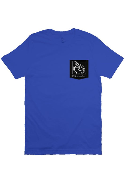 Donavon Cyan Black Tag Pocket T Shirt