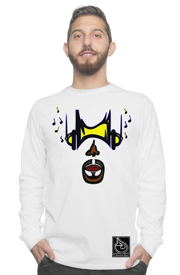  Donavon Cyan "Hip Hopper" graphic long sleeve tee