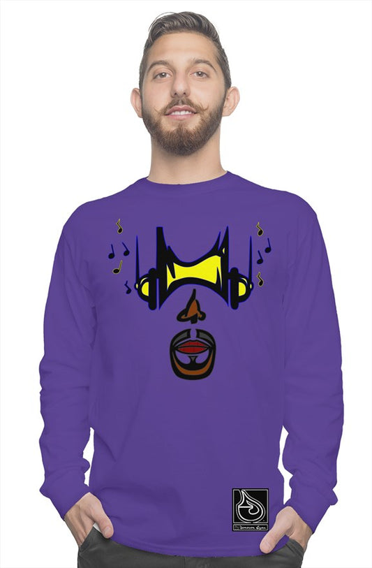  Donavon Cyan "Hip Hopper" graphic long sleeve tee