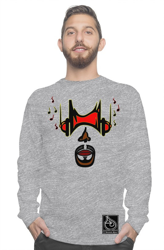 Donavon Cyan "Hip Hopper" graphic long sleeve tee