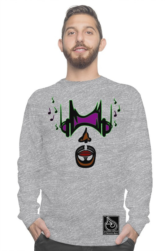 Donavon Cyan "Hip Hopper" graphic long sleeve tee