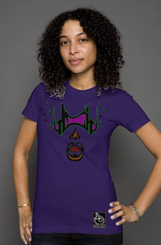 Donavon Cyan "Hip Hopper" graphic womens t shirt