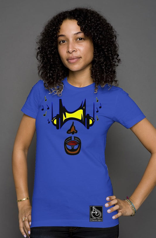 Donavon Cyan "Hip Hopper" graphic womens t shirt