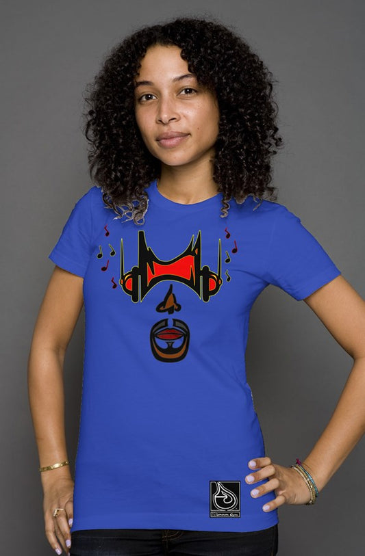 Donavon Cyan "Hip Hopper" graphic womens t shirt