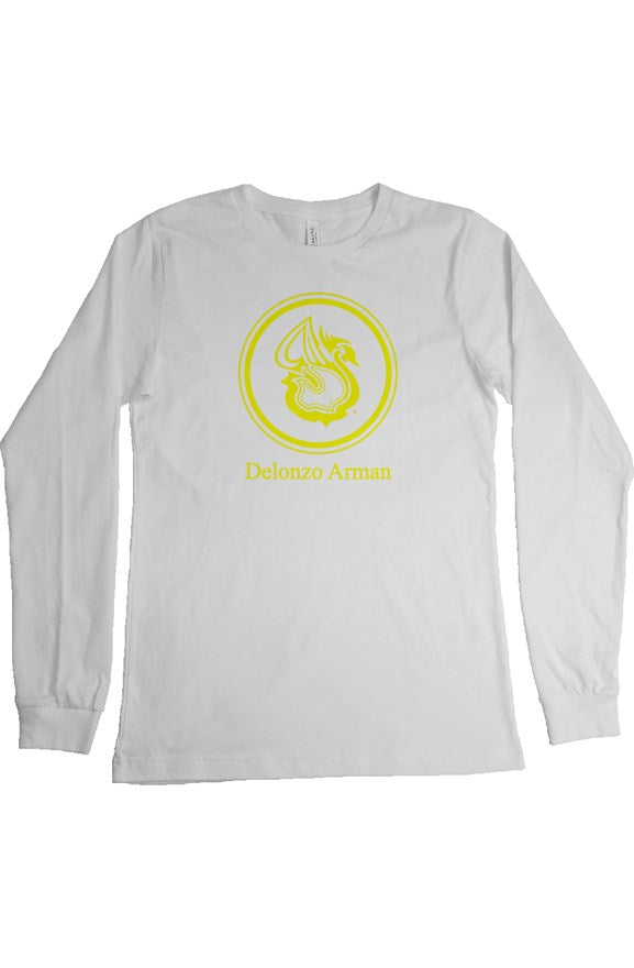 Delonzo Arman Swan Signature Womens Long Sleeve T Shirt