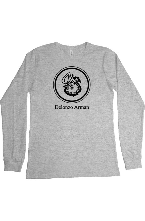 Delonzo Arman Black Swan Signature Womens Long Sleeve T Shirt