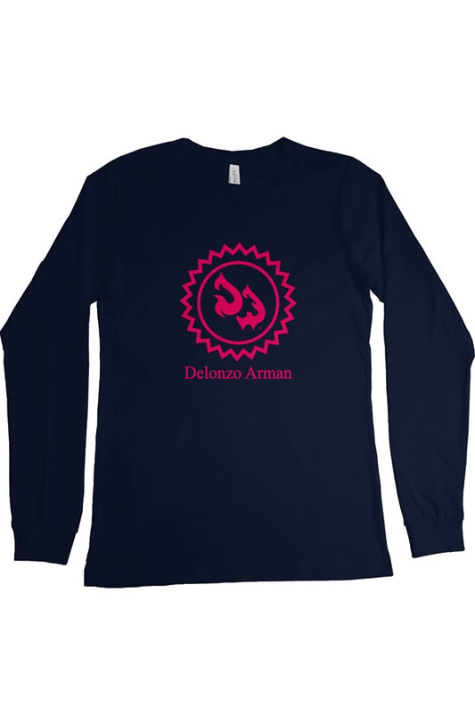 Delonzo Arman D.A. Sun Signature Pink Long Sleeve T Shirt