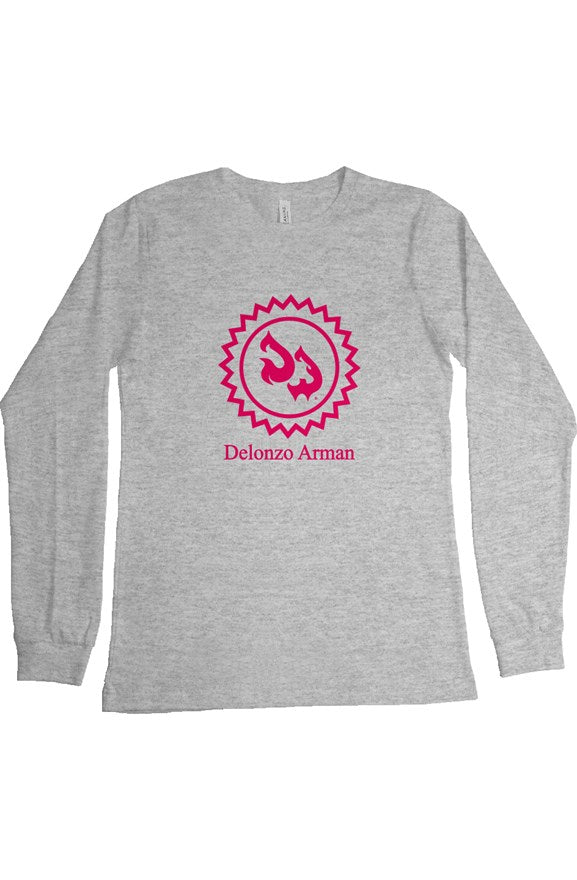 Delonzo Arman D.A. Sun Signature Pink Long Sleeve T Shirt