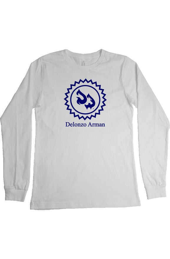Delonzo Arman D.A. Sun Signature (blue) Womens Long Sleeve T Shirt