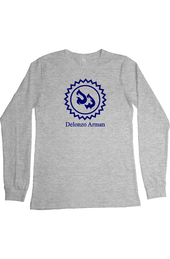 Delonzo Arman D.A. Sun Signature (blue) Womens Long Sleeve T Shirt