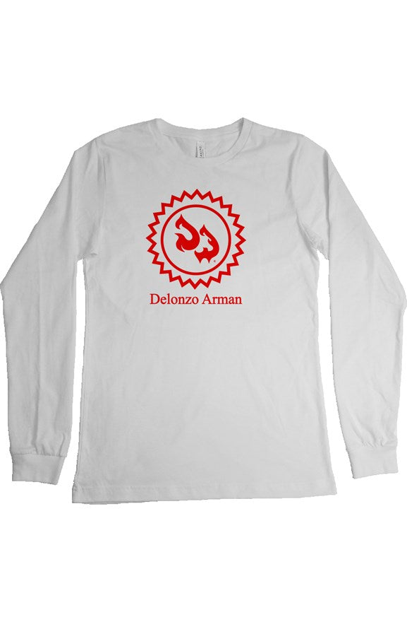 Delonzo Arman D.A. Sun Signature (red) Womens Long Sleeve T Shirt