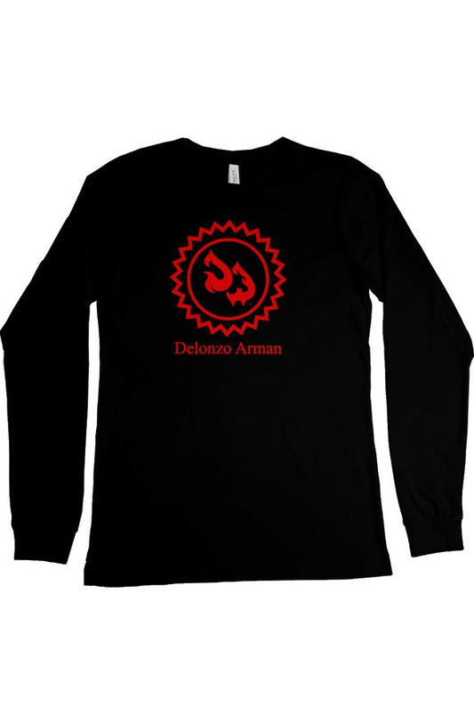 Delonzo Arman D.A. Sun Signature (red) Womens Long Sleeve T Shirt