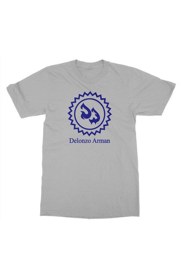 Delonzo Arman D.A. Sun Signature (blue) unisex short sleeve t shirt