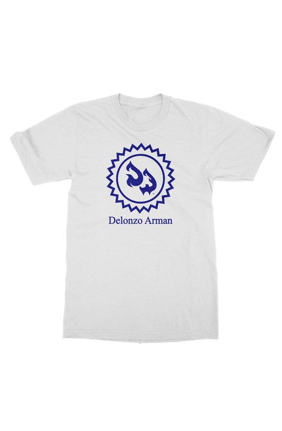 Delonzo Arman D.A. Sun Signature (blue) unisex short sleeve t shirt