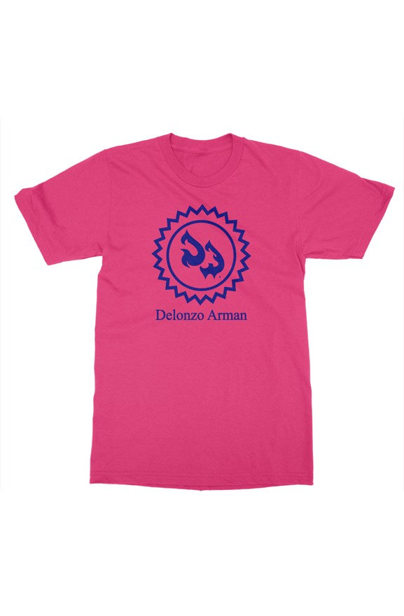 Delonzo Arman D.A. Sun Signature (blue) unisex short sleeve t shirt