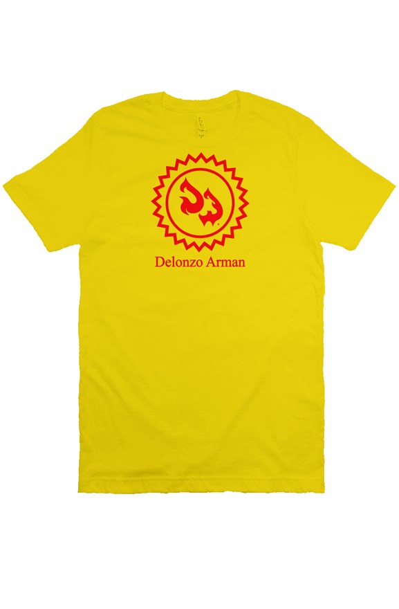 Delonzo Arman D.A. Sun Signature (red) unisex short sleeve t shirt