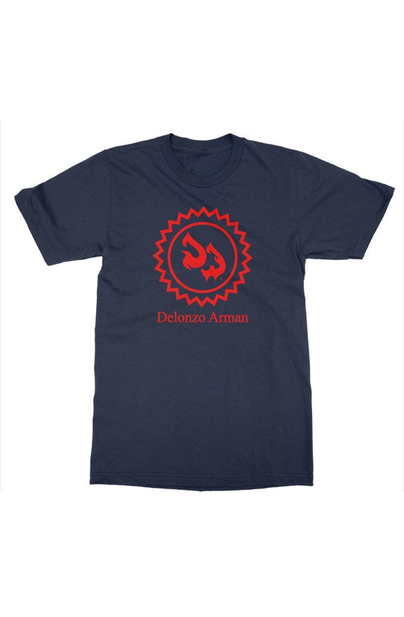 Delonzo Arman D.A. Sun Signature (red) unisex short sleeve t shirt