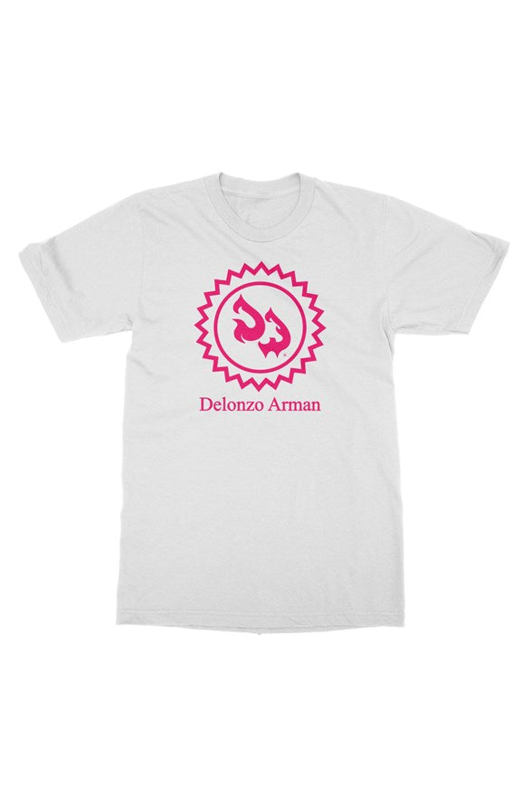 Delonzo Arman D.A. Sun Signature (pink) unisex short sleeve t shirt