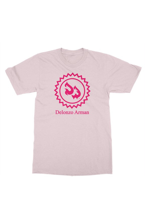 Delonzo Arman D.A. Sun Signature (pink) unisex short sleeve t shirt