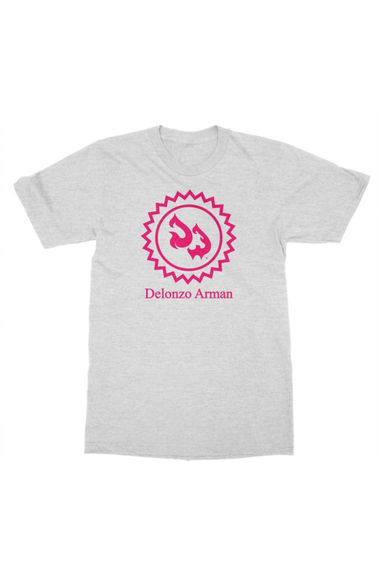 Delonzo Arman D.A. Sun Signature (pink) unisex short sleeve t shirt