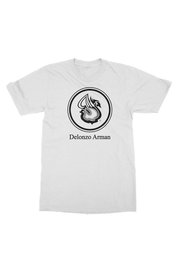 Delonzo Arman Swan Signature (black) short sleeve unisex t shirt