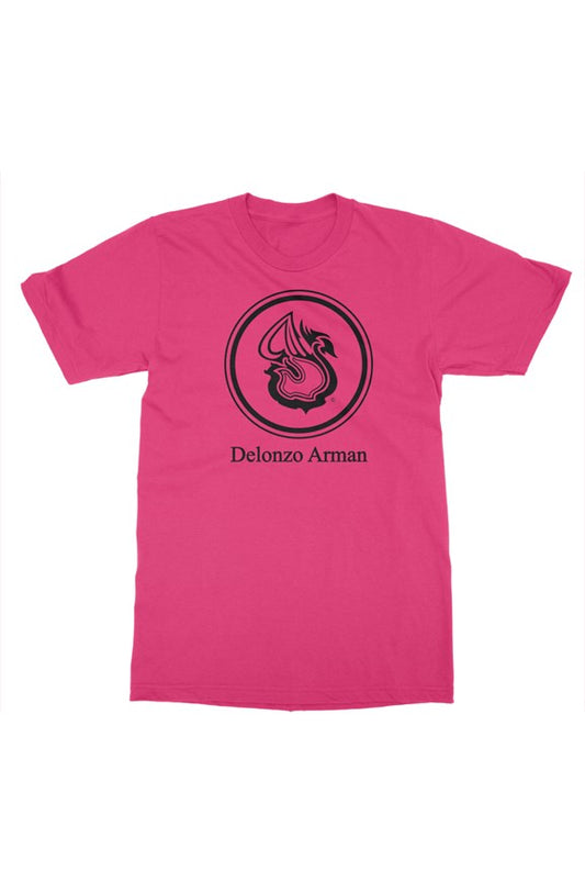 Delonzo Arman Swan Signature (black) short sleeve unisex t shirt