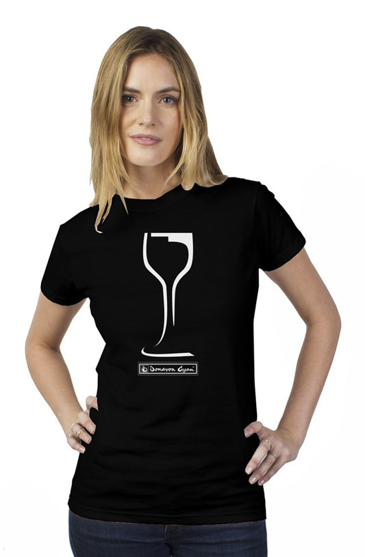 Donavon Cyan "Winery" (white) Womens  Tee