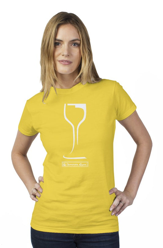 Donavon Cyan "Winery" (white) Womens Tee