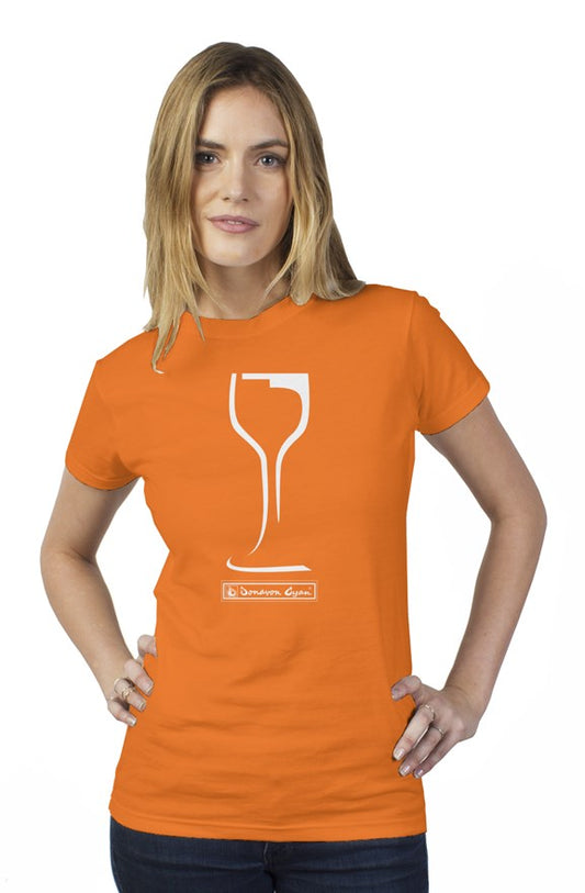 Donavon Cyan "Winery" (white) Womens Tee