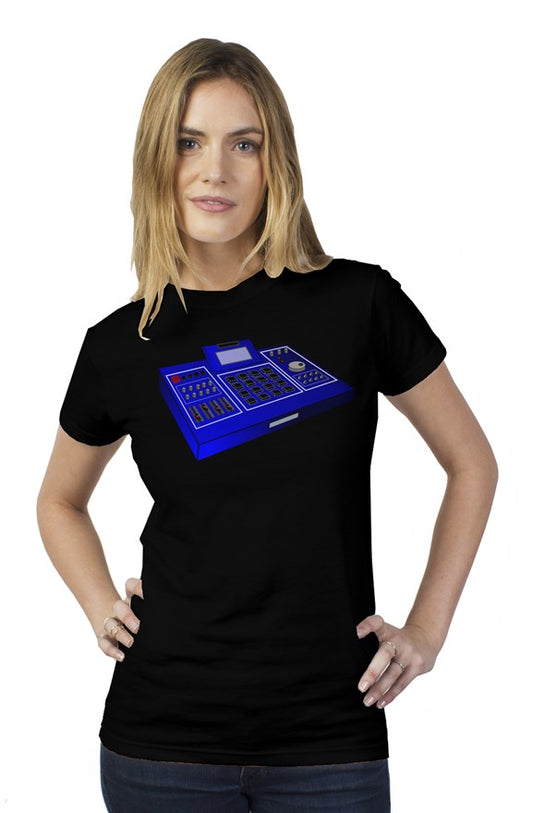 Lil Kano "Trackz Maker" (blue) short sleeve women t shirt