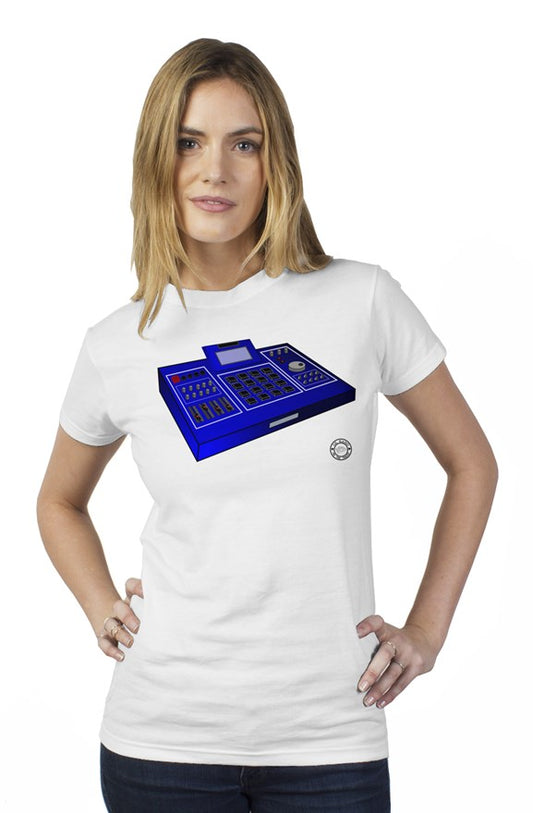 Lil Kano "Trackz Maker" (blue) short sleeve women t shirt