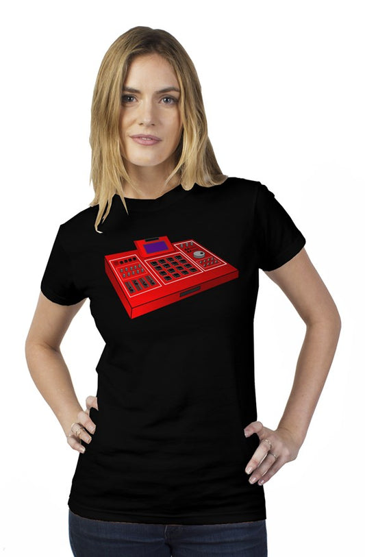 Lil Kano "Trackz Maker" (red) short sleeve women t shirt