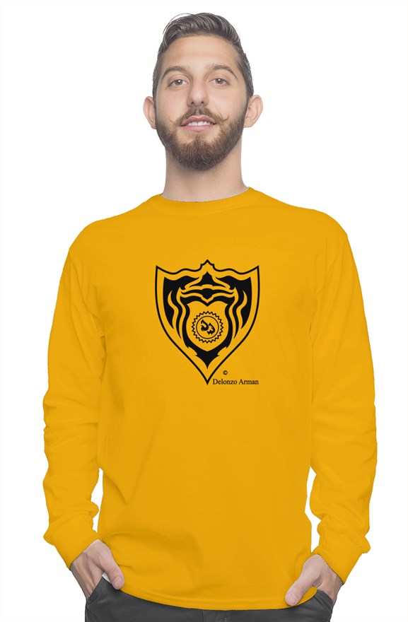 Crest de Delonzo Arman long sleeve t shirt (black)