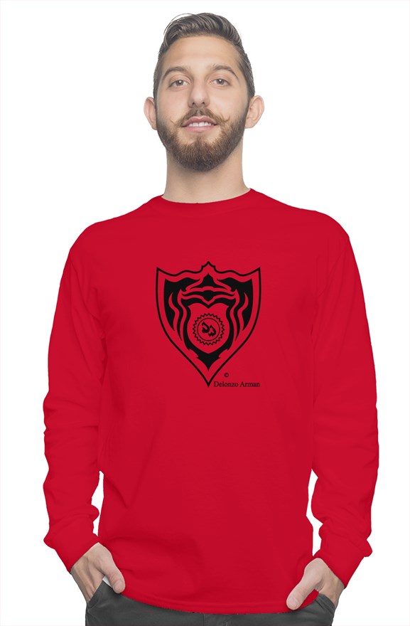 Crest de Delonzo Arman long sleeve t shirt (black)