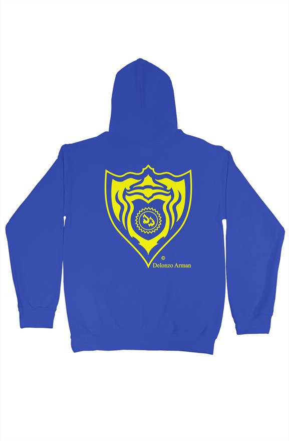 Crest de Delonzo Arman pullover hoodie (yellow)