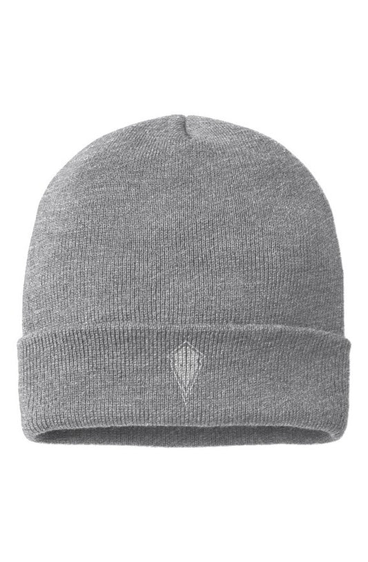 V-Mo by Delonzo Arman Cuffed Beanie (white)