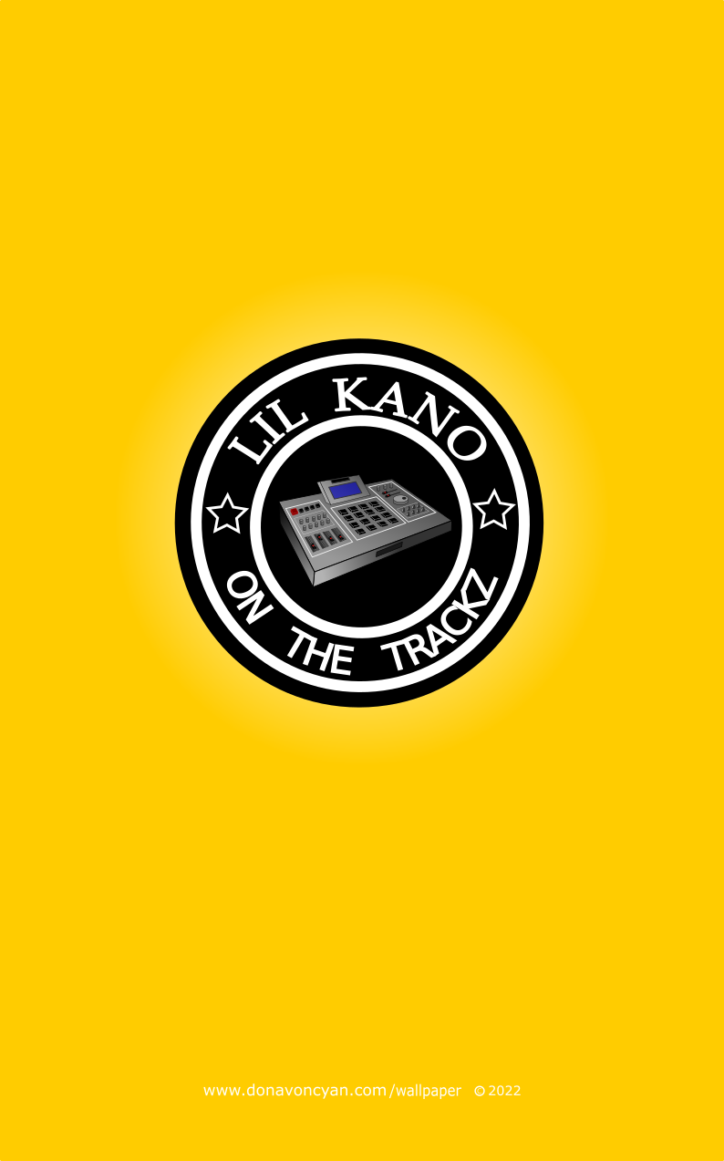 Lil Kano Clothing Glowing Logo Digital Wallpaper